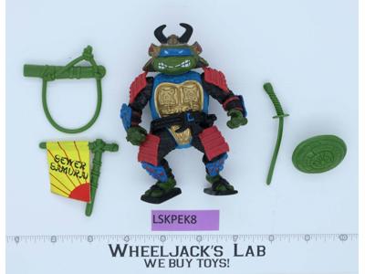 Sewer Samurai Leo 100% Complete Teenage Mutant Ninja Turtles TMNT Playmates 1990