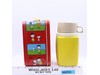 Peanuts/Charlie Brown RED Metal Lunch Box W/THERMOS 1966 Thermos Brand Vintage