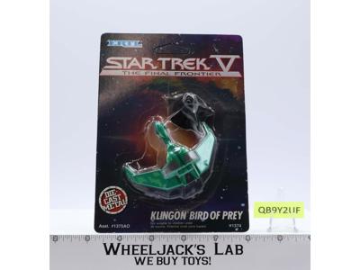 Klingon Bird of Prey Star Trek 1989 ERTL Vintage Action Figure NEW MOSC SEALED