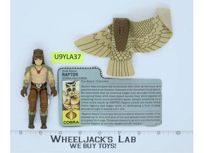 Raptor V1 G.I. Joe 1987 Hasbro Vintage Action Figure