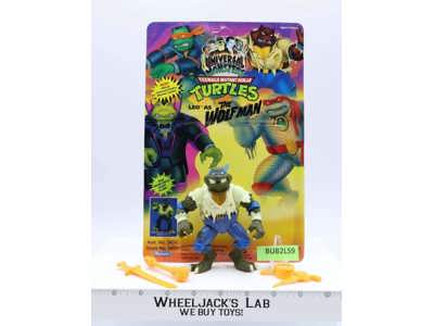 Leo as the Wolfman 100% Complete W/Card TMNT Universal Monsters 1993 Playmates
