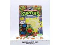Storage Shell Raphael W/Cardback 100% Complete TMNT 1991 Playmates Vintage