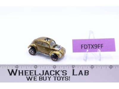 Custom Volkswagen Gold 1968 Redline Hot Wheels Mattel Vintage RL