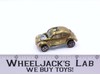 Custom Volkswagen Gold 1968 Redline Hot Wheels Mattel Vintage RL