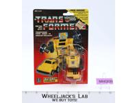 YELLOW Bumblebee 100% Complete W/CARDBACK & BUBBLE G1 Transformers