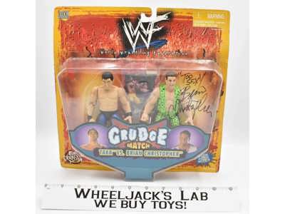 Taka Vs. Brian Christopher AUTOGRAPHED Grudge Match WWF Wrestlers MOSC 1998
