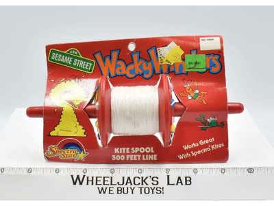 Sesame Street Kite Spool 300Ft Line Wacky Winders 1988 Spectra Star NEW