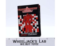 Gunrunner Pretender Instruction Manual Booklet 1988 Hasbro G1 Transformers