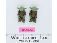 Lot of 3 Dark Green Yoda Yodas Star Wars ESB 1980 Kenner Action Figures