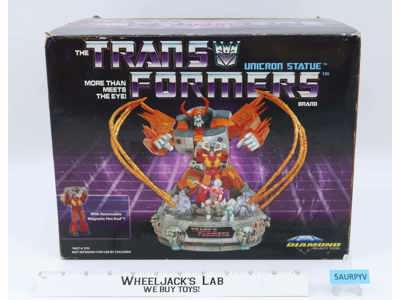 Unicron W/Hot Rod Statue Transformers Movie 2007 Diamond Select Toys #56/1986