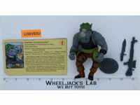 Rocksteady SOFT HEAD Complete Teenage Mutant Ninja Turtles TMNT 1988 Playmates