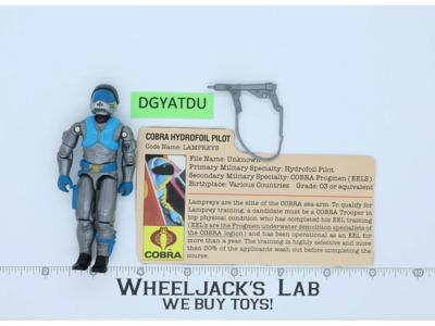 Lampreys V1 100% Complete G.I. Joe 1985 Hasbro Vintage Action Figure