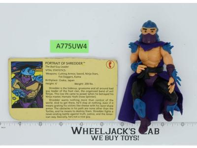 Shredder HARD HEAD Teenage Mutant Ninja Turtles 1988 Vintage Playmates Figure
