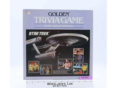 Star Trek Trivia Game #4162 1985 Golden/Western Publishing