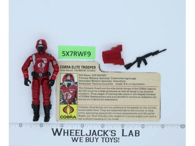 Crimson Guard V1 100% Complete G.I. Joe 1985 Hasbro Vintage Action Figure