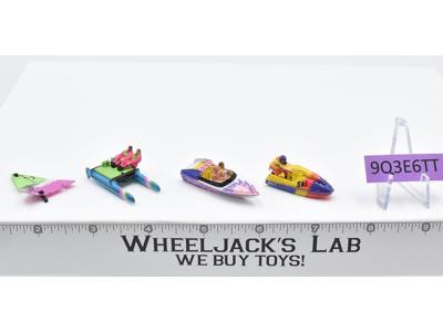 Lot of 4 Watersports Vehicles 1988-89 Vintage Galoob Micro Machines