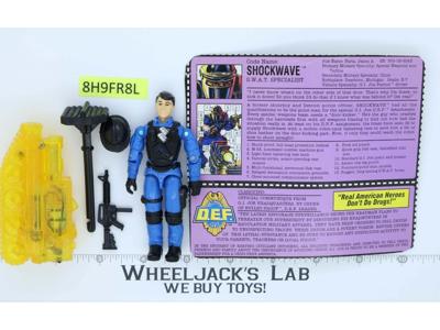 Shockwave V3 100% Complete G.I. Joe 1992 Hasbro Vintage Action Figure