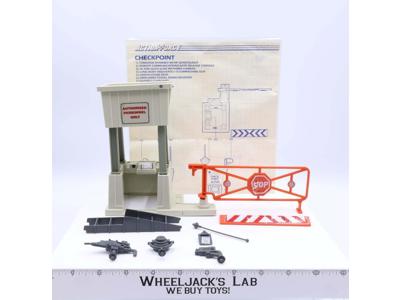 Check Point Alpha Battle Station Complete G.I. Joe 1985 Hasbro Action Figure