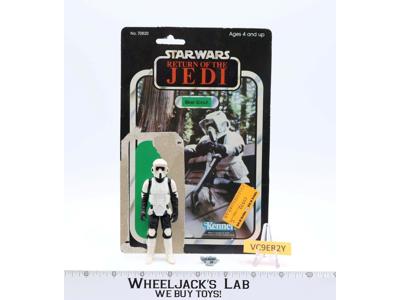 Biker Scout 100% Complete 65 Back-A Star Wars ROTJ 1983 Kenner Figure NO REPRO