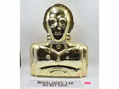 C-3PO Action Figure Storage Case Container #2 1983 ROTJ Kenner Star Wars