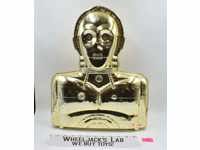 C-3PO Action Figure Storage Case Container #2 1983 ROTJ Kenner Star Wars