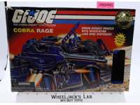 Cobra Rage 100% Complete GI Joe 15th Anniv. 1997 Hasbro Action Figure Vehicle