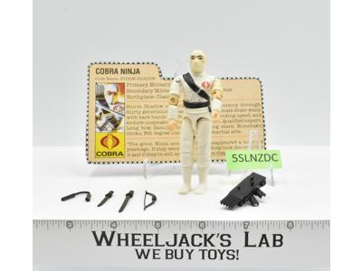 Storm Shadow V1 100% Complete G.I. Joe Vintage Hasbro 1984 Vintage Action Figure