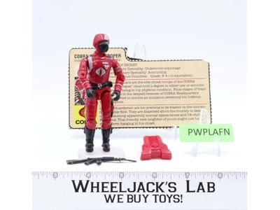 Crimson Guard V1 HOLLOW 100% Complete G.I. Joe 1985 Hasbro Vintage Action Figure