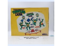 DUNK TMNT Teenage Mutant Ninja Turtles 1988 Mirage Indoor Basketball Hoop NEW