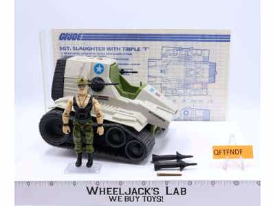 Triple T W/Sgt. Slaughter Complete G.I. Joe 1986 Hasbro Action Figure Vehicle