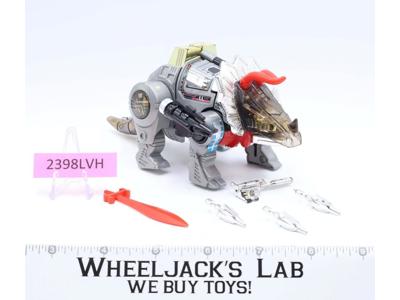 Slag 100% Complete 1985 Vintage G1 Transformers Triceratops Action Figure