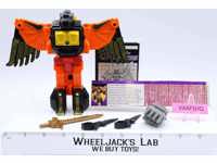 Divebomb Predaking 100% Complete NEAR MINT METAL 1986 G1 Transformers Figure