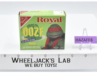 TMNT Royal Ooze Lime Gelatin Dessert Unopened Nabisco 1991 Mirage Studios