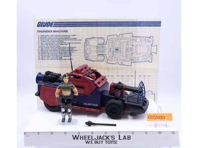 Thunder Machine 100% Complete 1986 GI Joe Hasbro Vehicle Action Figure Vintage