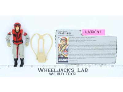 Crazylegs V1 G.I. Joe 1987 Hasbro Vintage Action Figure