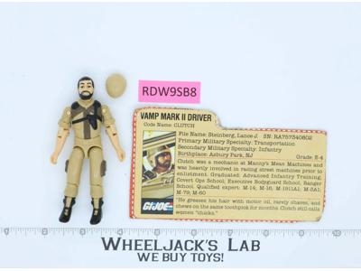 Clutch V2 100% Complete 1984 G.I. Joe Hasbro Vintage Action Figure