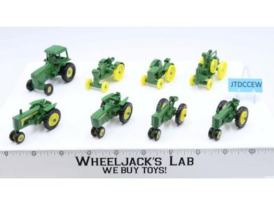 Lot of 8 Miscellaneous Metal Tractors/Farm Equipment Unknown Brand