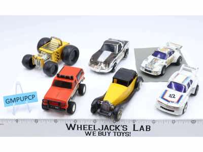 Lot of 6 Miscellaneous Metal/Plastic Cars Vintage Yatming Buddy L Mattel