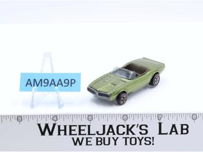Custom Firebird Olive 1968 Hot Wheels Mattel Vintage Redline RL