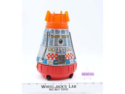 Nasa Space Capsule S.H. Horikawa 1960's Japan Spinning Tin Toy
