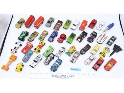 Lot of 40 Miscellaneous Cars/Planes/Trucks Vintage Matchbox Hotwheels Kidco