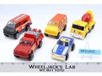 Lot of 5 Miscellaneous Metal/Plastic Cars Vintage Yatming Buddy L Mattel Tonka