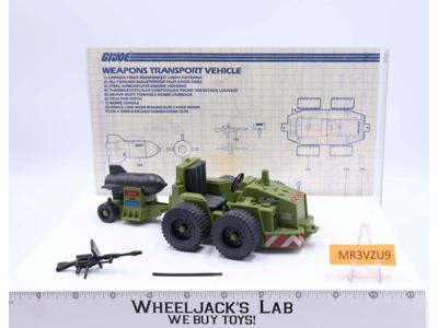 Weapons Transport 100% Complete G.I. Joe Hasbro 1985 Vehicle Action Figure