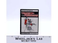 Ultra Magnus Instruction Booklet Manual 1986 G1 Transformers Vintage