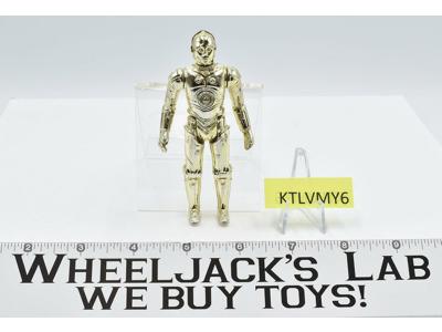 C-3PO 100% Complete DARK GOLD Star Wars 1977 Kenner Action Figure No Repro