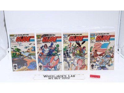 GI Joe Order of Battle Issue #1 - 4 Marvel Comics 1986-1987 Vintage