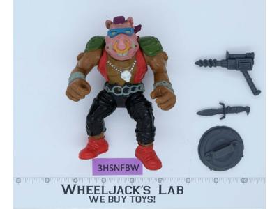 Bebop HARD HEAD 100% Complete Teenage Mutant Ninja Turtles 1988 Playmates