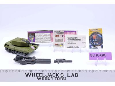 Brawl Bruticus 100% Complete UNUSED STICKERS 1986 G1 Transformers Figure