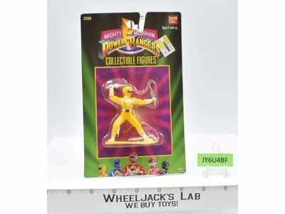 Yellow Ranger Collectible Figure Mighty Morphin Power Rangers 1993 Bandai MOSC
