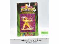 Yellow Ranger Collectible Figure Mighty Morphin Power Rangers 1993 Bandai MOSC
